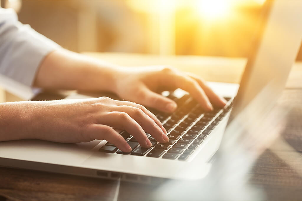 Hands Typing